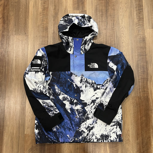 Supreme The North Face Mountain Parka Blue/White