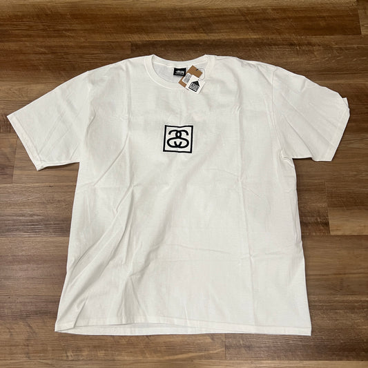 Stussy Squared Tee White