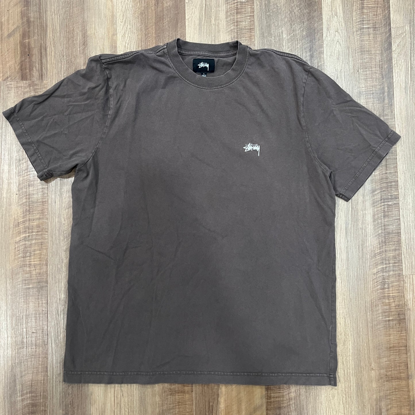 Stussy Basic Pigment Dyed Tee Coffee