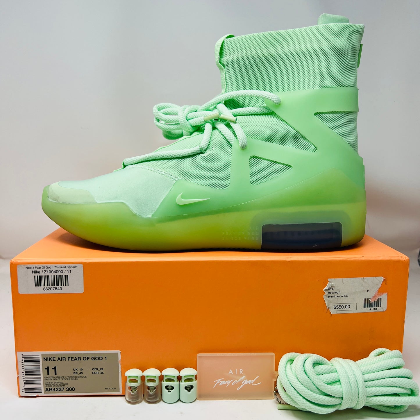 Nike Air Fear Of God 1 Frosted Spruce