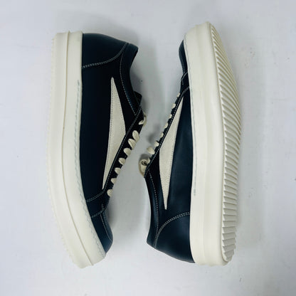Rick Owens Vintage Sneaks Black Milk, brand new, with box, black laces, and dust bag, 2023 model.