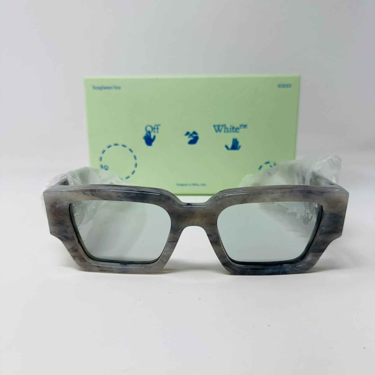 OFF-WHITE Mari Rectangular Frame Sunglasses