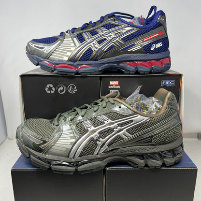 ASICS Gel-Kayano 12.1 Kith Marvel vs. Capcom Captain America vs. Guile Sealed Box (Comic Included)