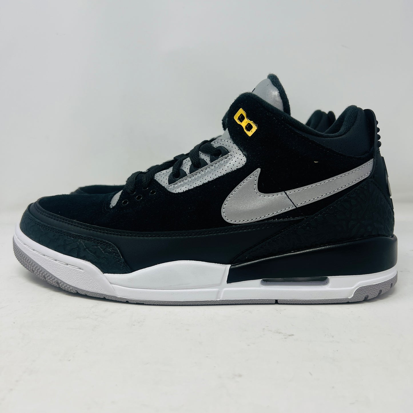 Jordan 3 Retro Tinker Black Cement Gold