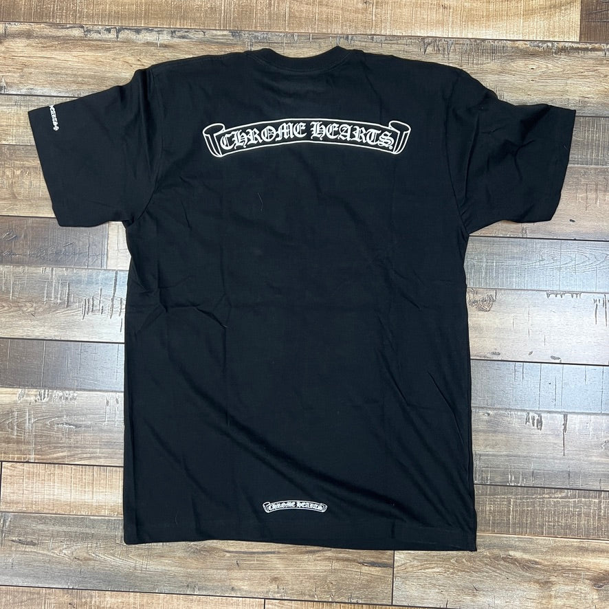 Chrome Hearts Scroll Logo T-shirt Black