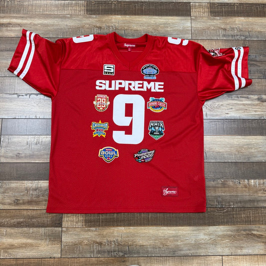Supreme Championships Embroidered Football Jersey