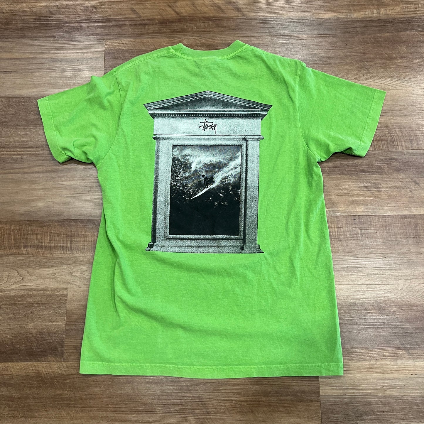 Stussy Surf Tomb Pigment Dyed Tee 'Green'
