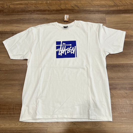 Stussy Stock Box T-Shirt White