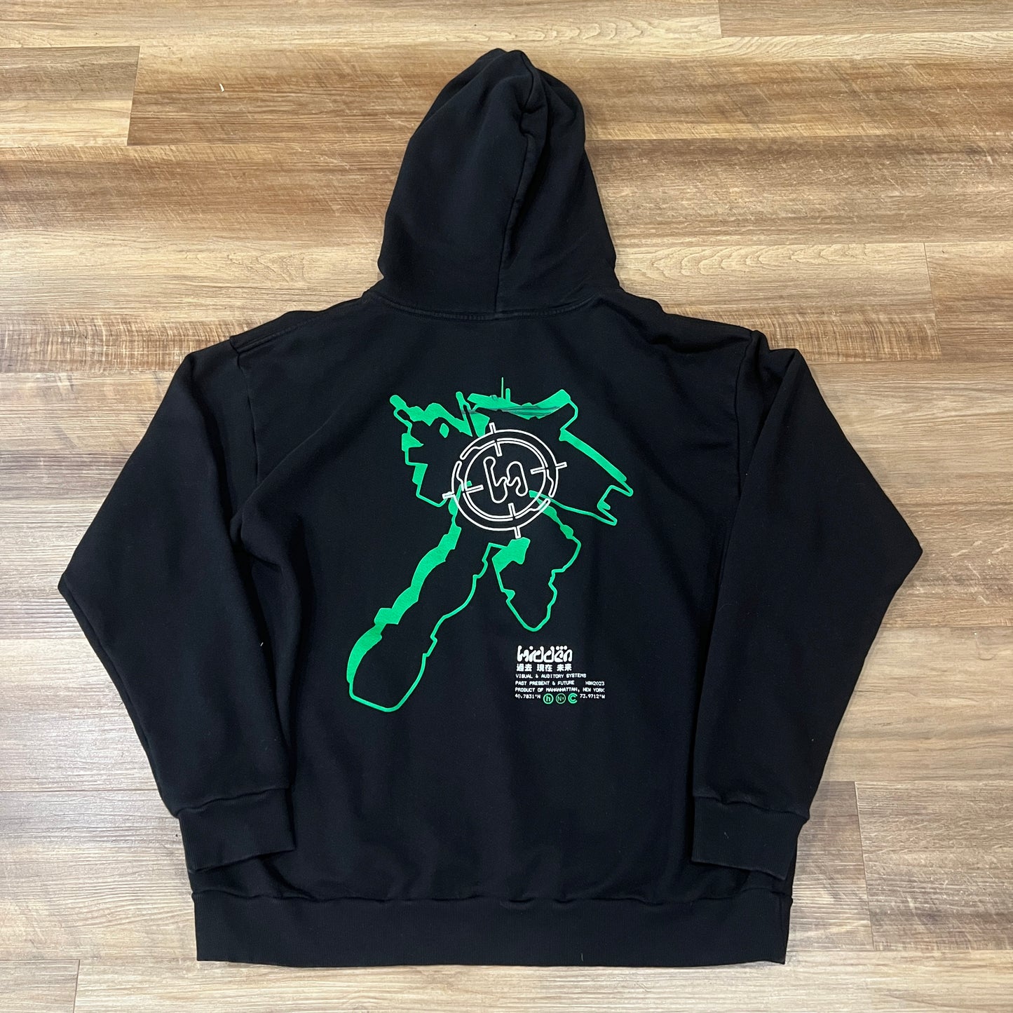 Hidden Past, Present, and Future Hoodie Black