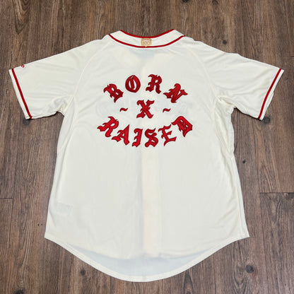 Born x Raised x Diablos Rojos del México Chrome White Jersey