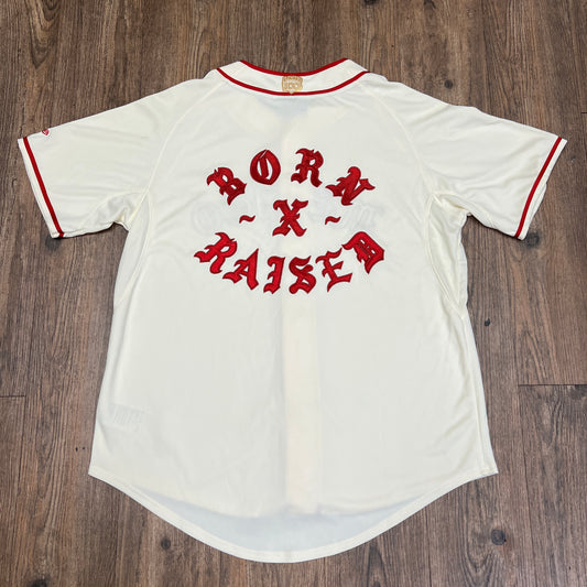 Born x Raised x Diablos Rojos del México Chrome White Jersey