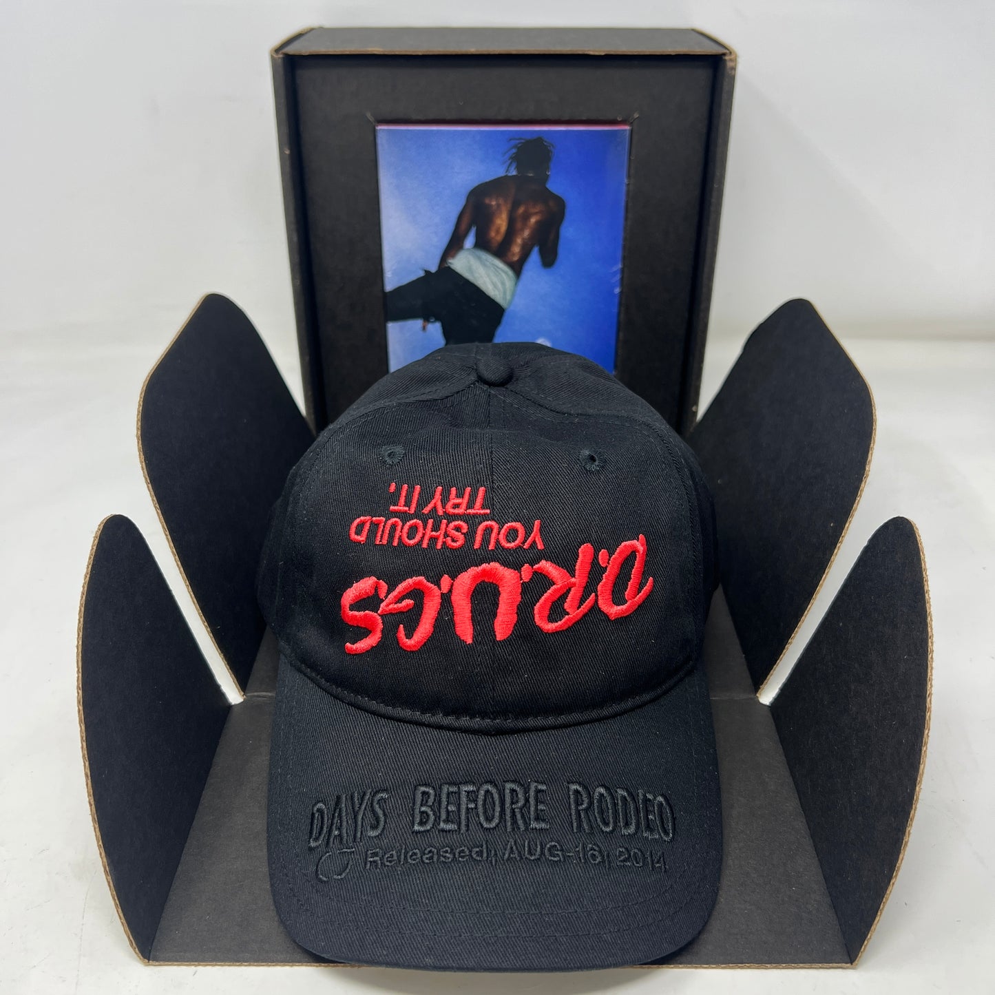 Travis Scott Days Before Rodeo Drugs Hat & CD Box Set