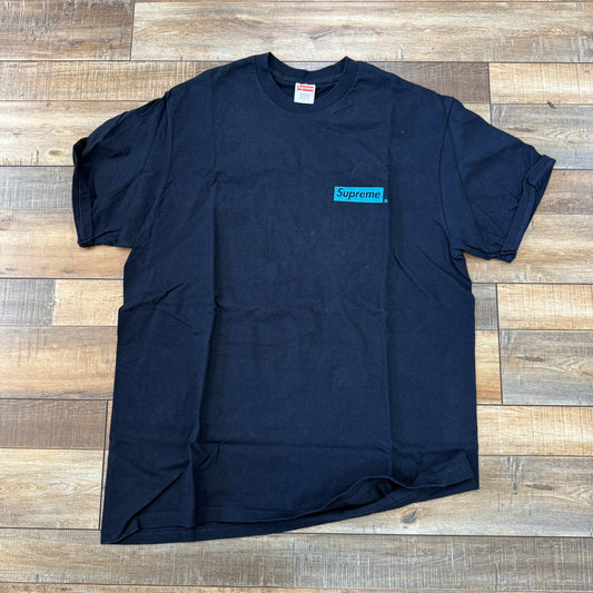 Supreme Spiral Tee Navy