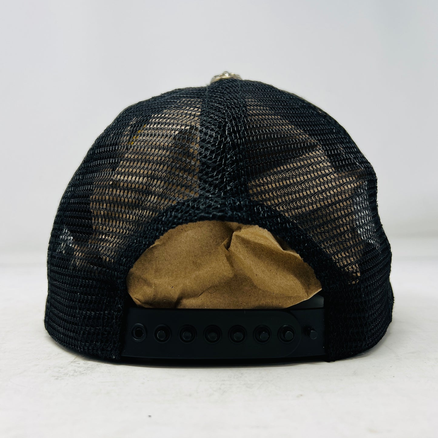 Chrome Hearts CH Hollywood Trucker Hat Black/White