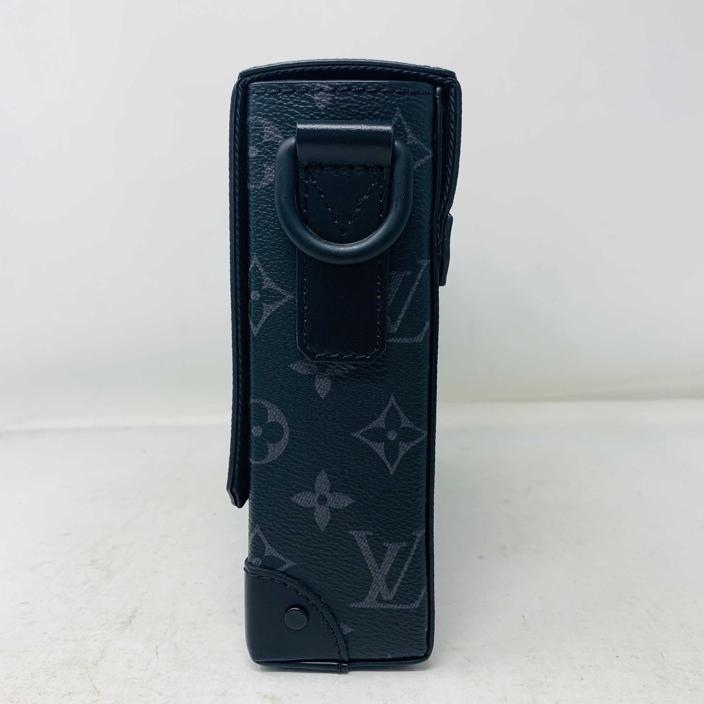 Louis Vuitton Tourillon Monogram Trunk Messenger Bag, brand new, side view.