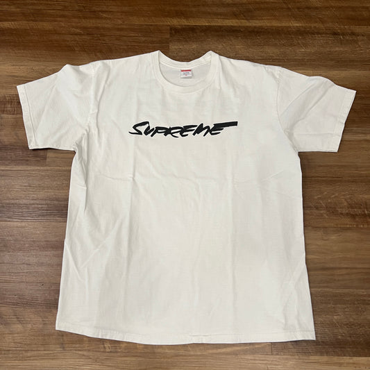 Supreme Futura Logo Tee White