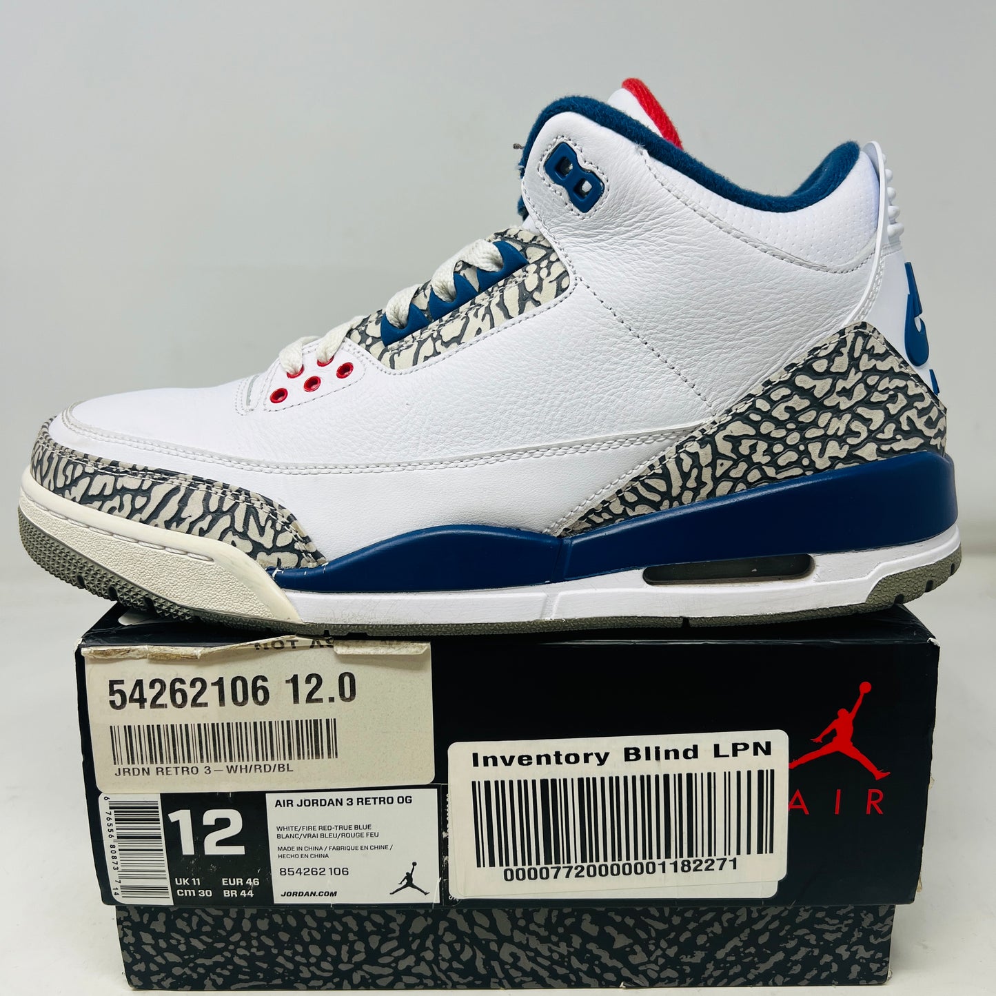 Jordan 3 Retro True Blue (2016)