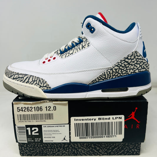 Jordan 3 Retro True Blue (2016)