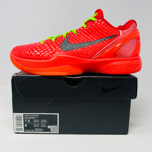 Nike Kobe 6 Protro Reverse Grinch