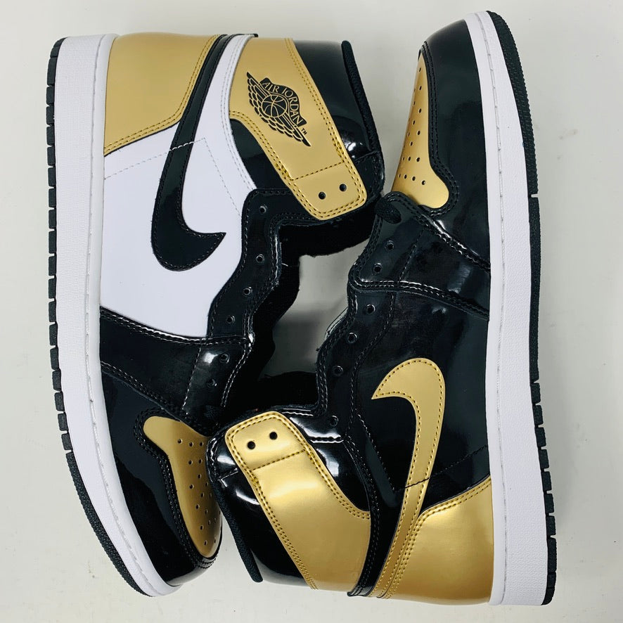 Jordan 1 Retro High NRG Patent Gold Toe