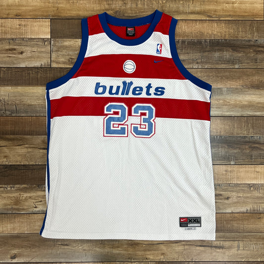 Vintage Nike Washington Bullets Michael Jordan Jersey