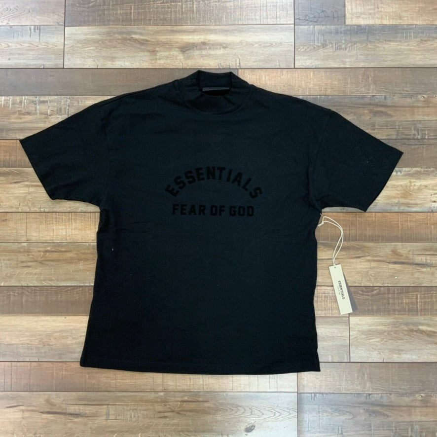 Fear of God Essentials Heavy Jersey Crewneck Tee Jet Black