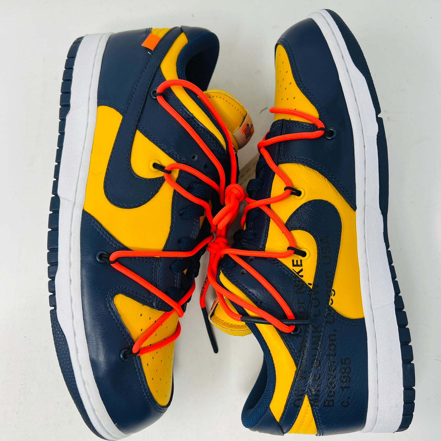 Nike Dunk Low Off-White University Gold