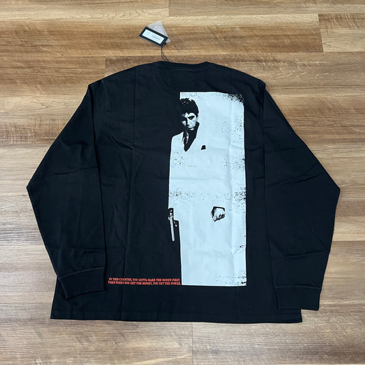 Kith For Scarface Tony Montana Long Sleeve Tee 'Black'