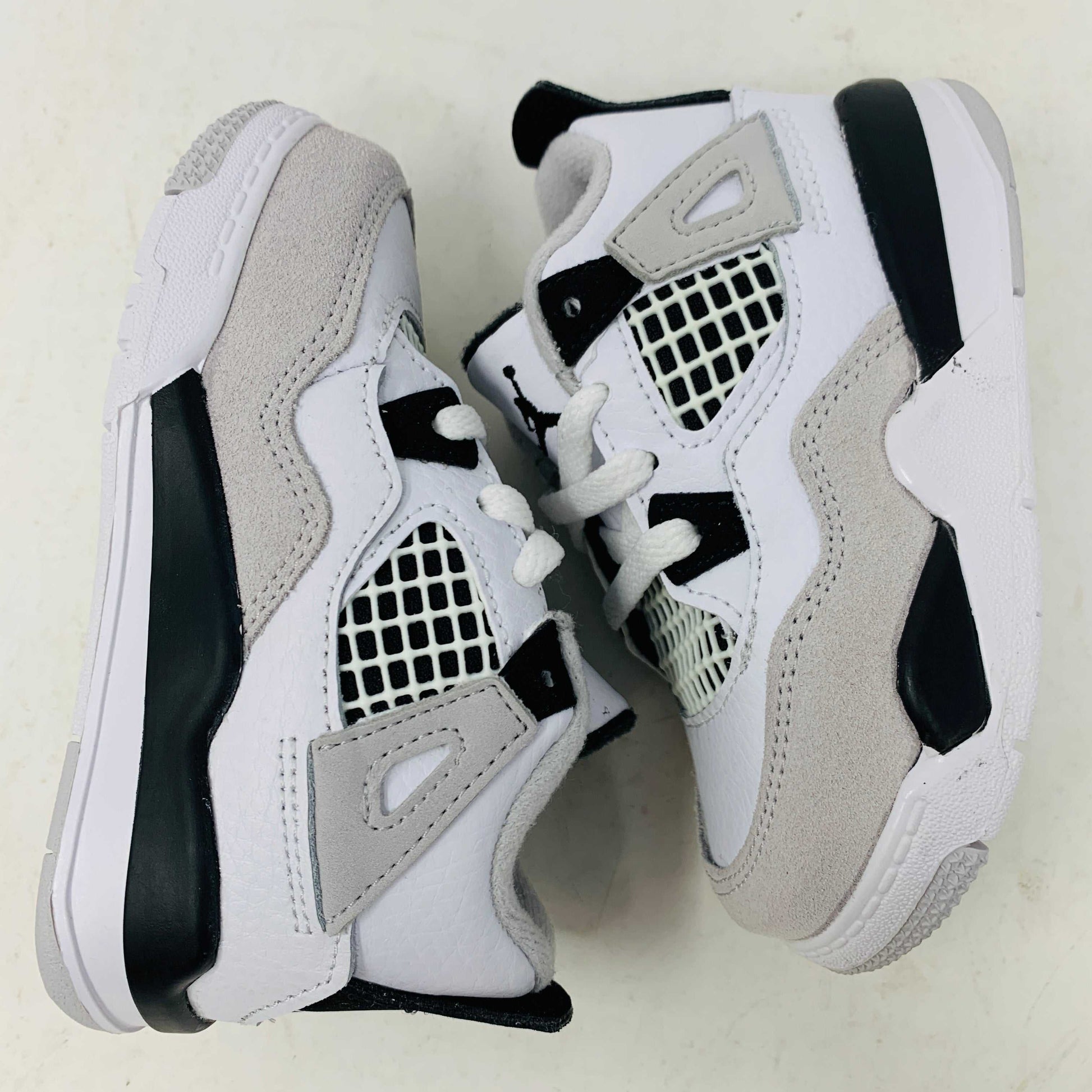 Jordan 4 Retro Military Black (TD) sneakers, brand new, 2022 release.