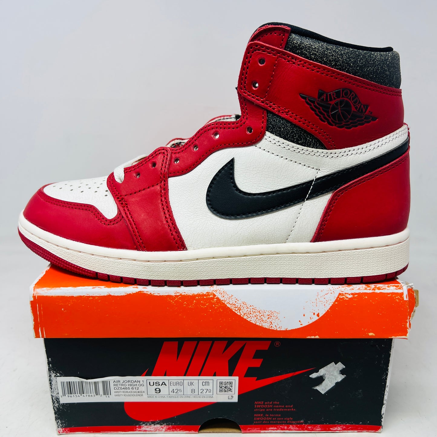 Jordan 1 Retro High OG Chicago Lost and Found