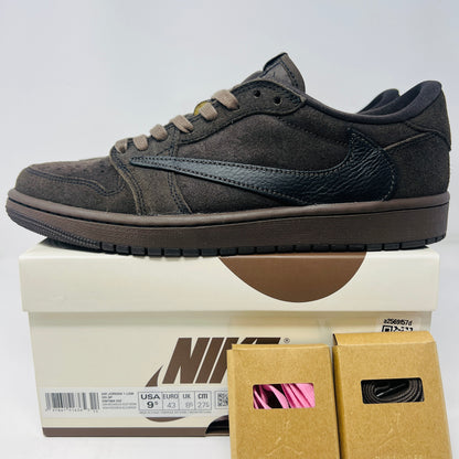 Jordan 1 Retro Low OG SP Travis Scott Velvet Brown