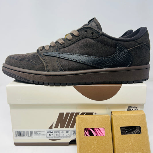Jordan 1 Retro Low OG SP Travis Scott Velvet Brown