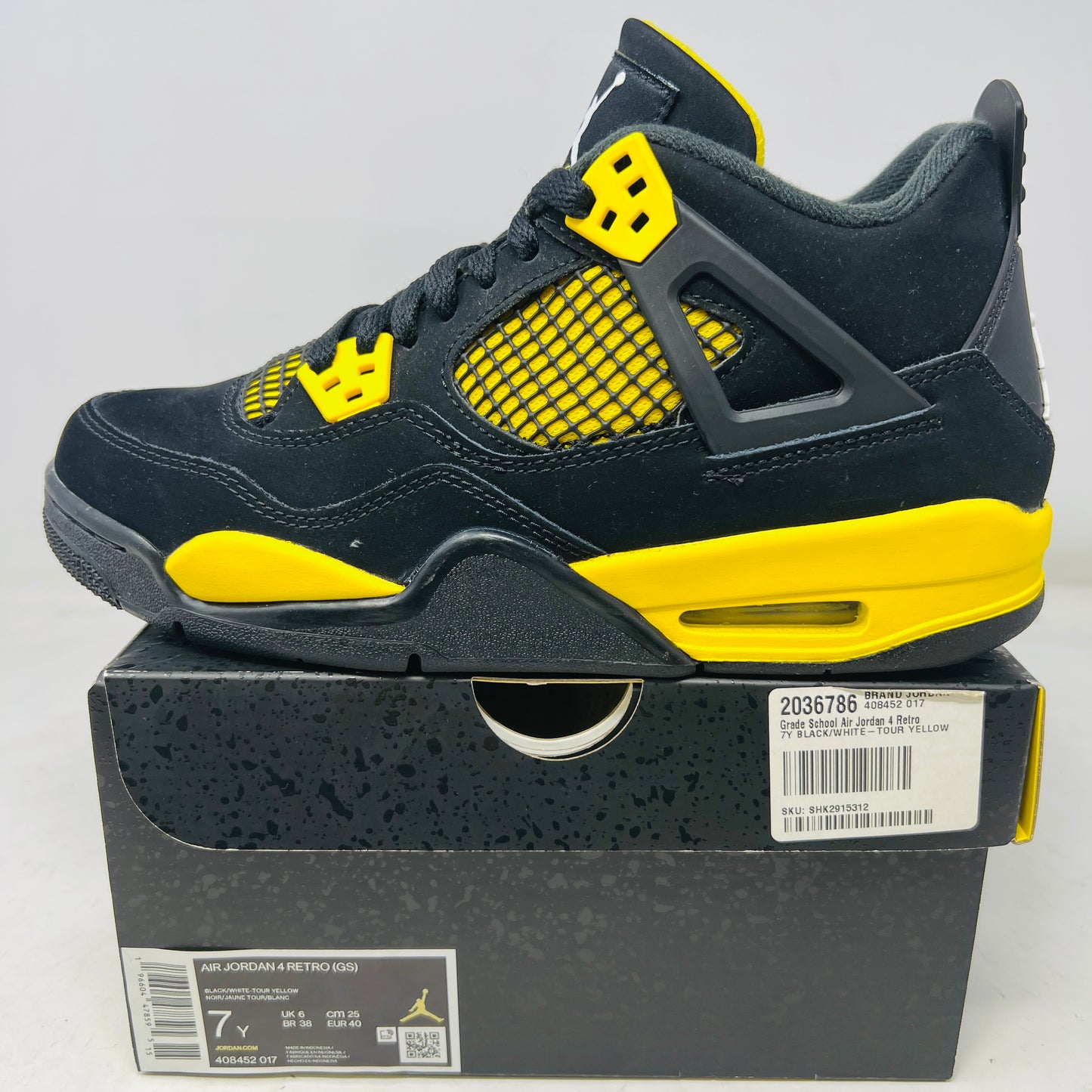 Jordan 4 Retro Thunder (2023) (GS)