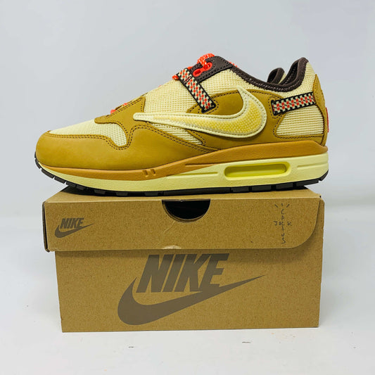 Nike Air Max 1 Travis Scott Cactus Jack Wheat Lemon Drop 2022 brand new sneakers with original accessories and good box condition