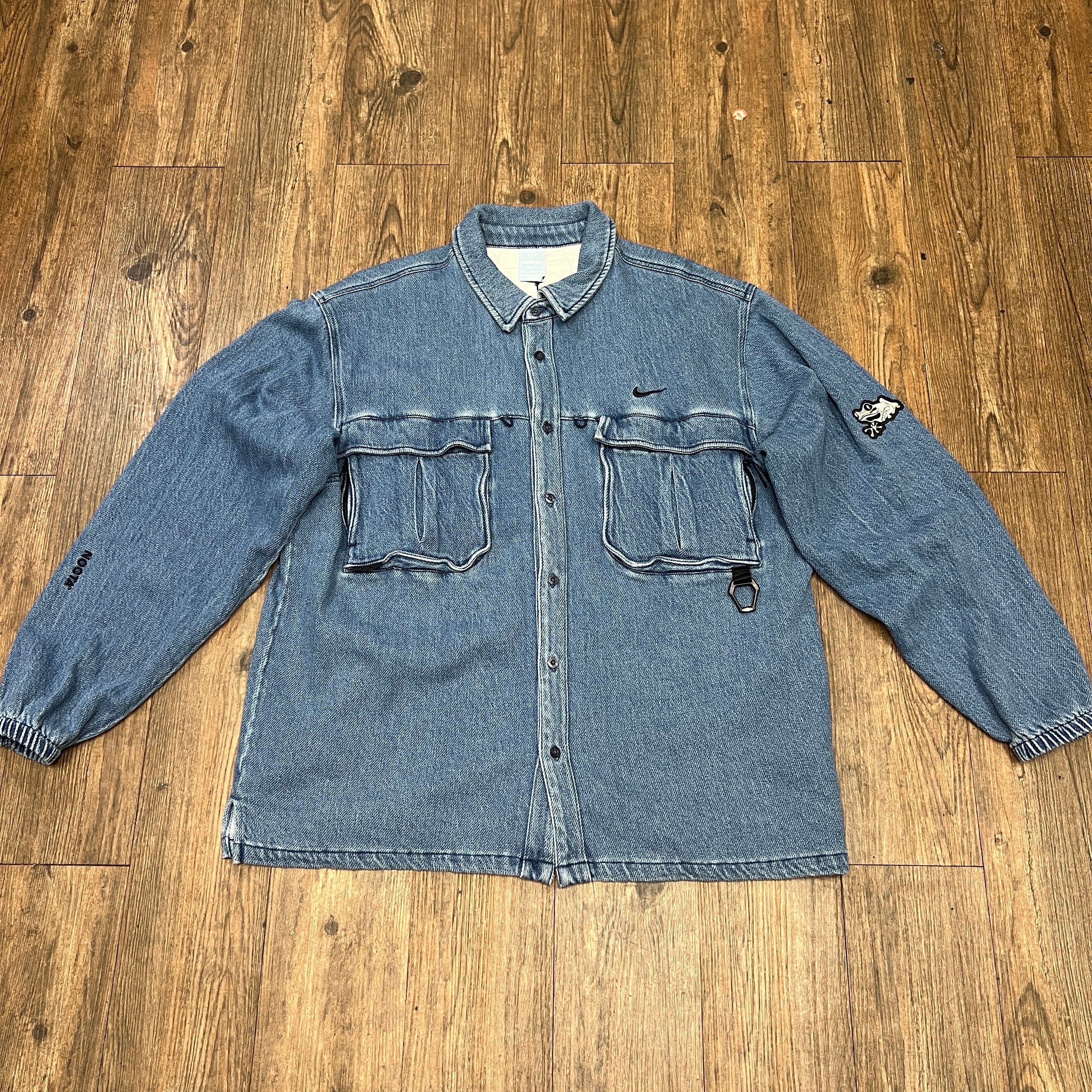 Nike x NOCTA Opal Lily Pad Denim Shirt Blue Denim – Holy Ground