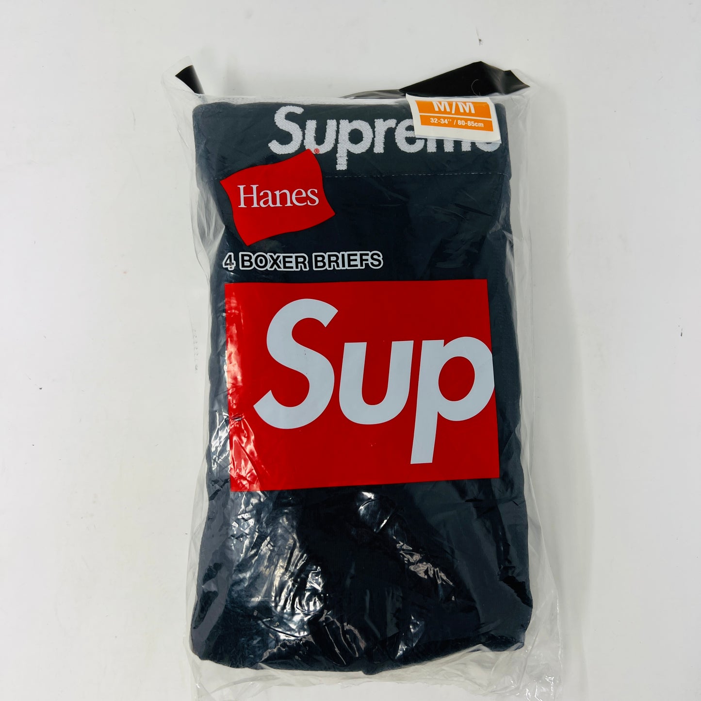 Supreme Hanes Boxer Briefs (4 Pack) Black