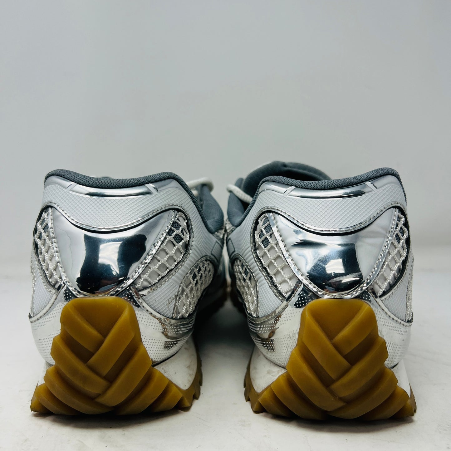 Bottega Veneta Orbit Silver White