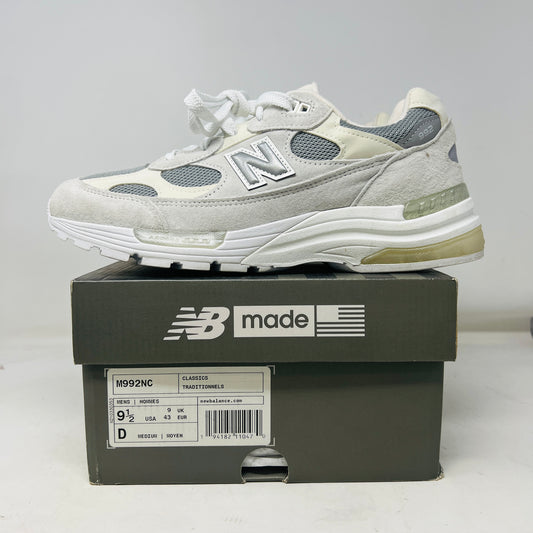 New Balance 992 White Silver Nimbus Cloud