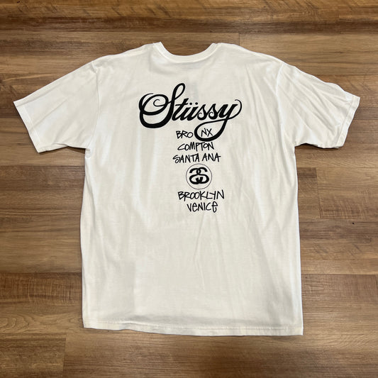 Stussy World Tour T-shirt White