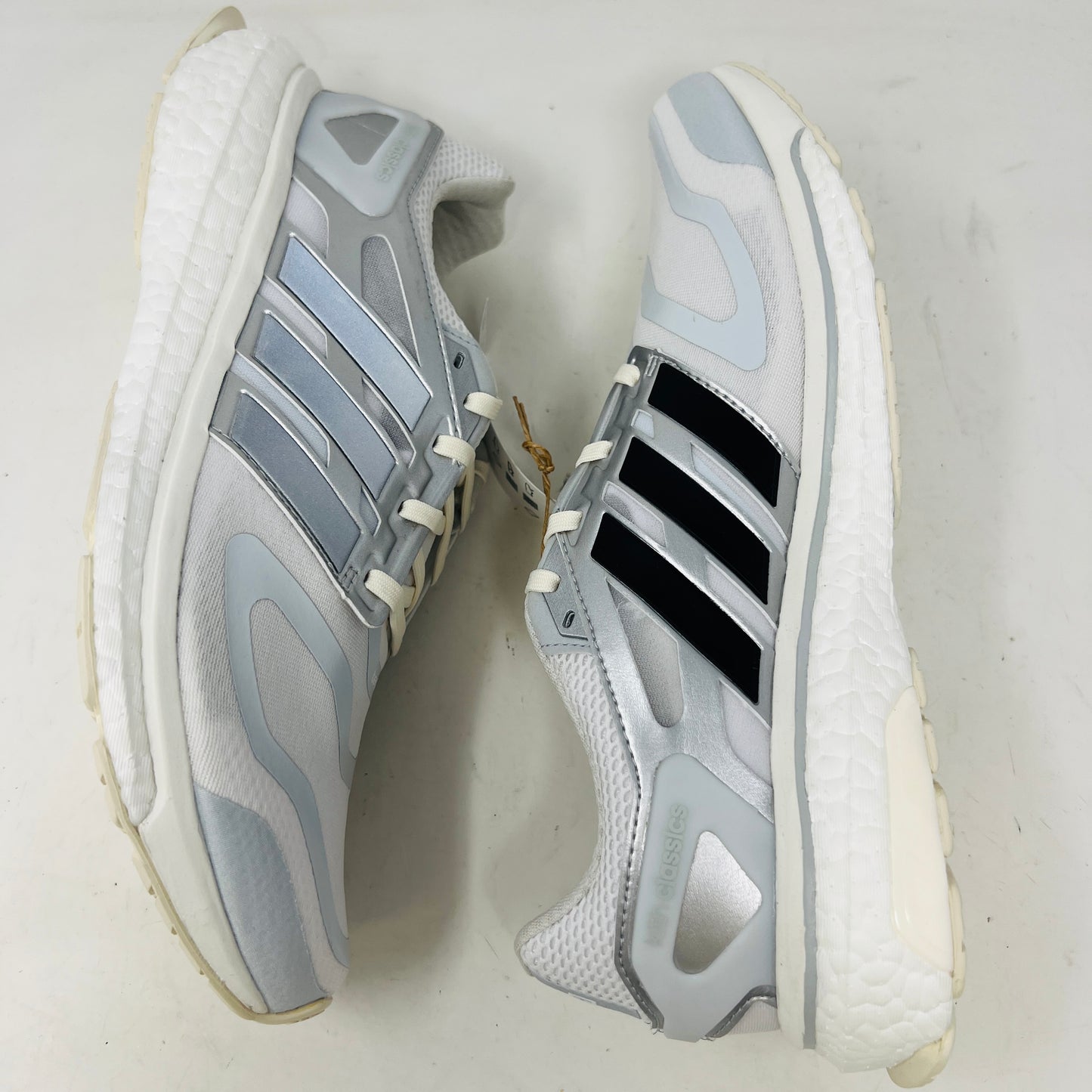 adidas Energy Boost Kith White Black Silver Metallic