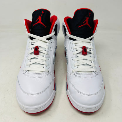 Jordan 5 Retro Fire Red Black Tongue (2025)