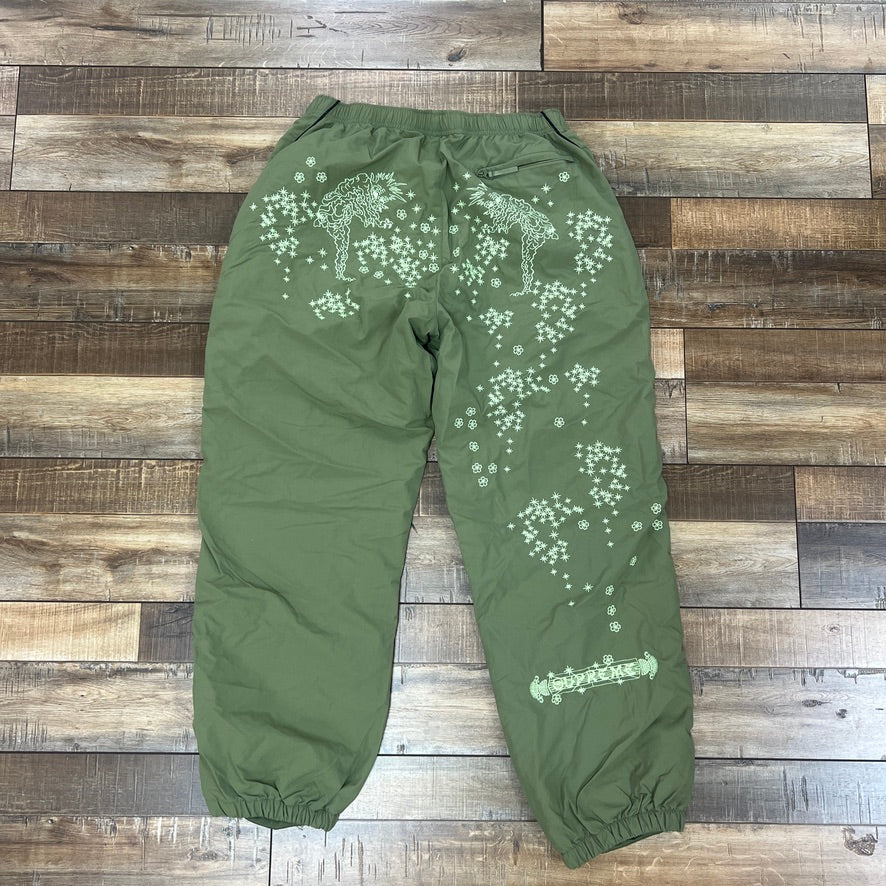 Supreme AOI Glow-In-The-Dark Track Pant 'Olive'