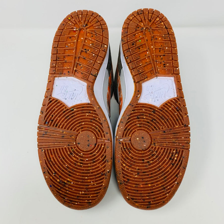 Nike SB Dunk Low Crushed sneakers outsole view.