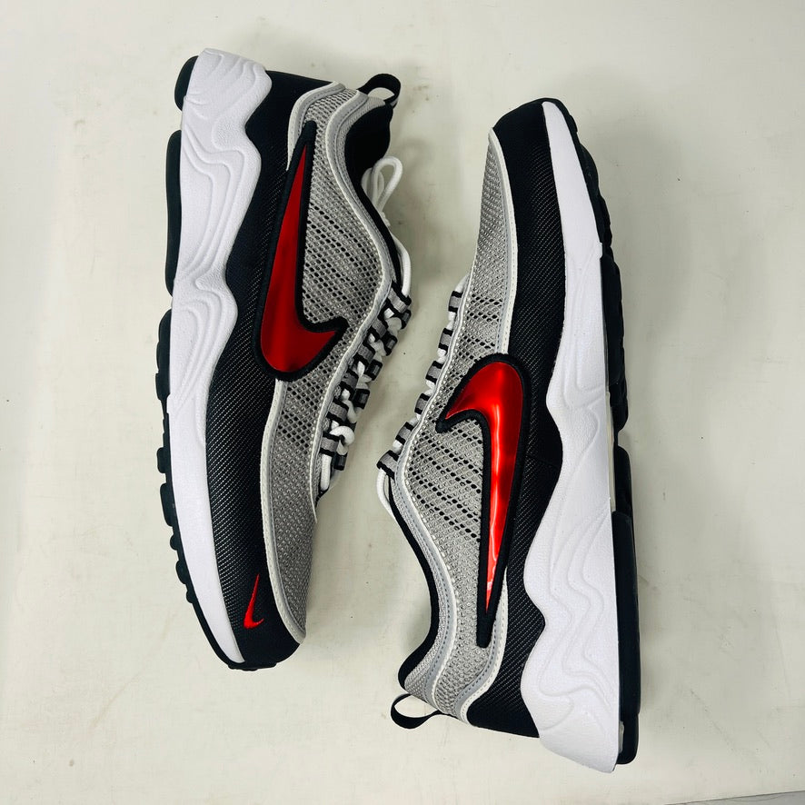 Nike Air Zoom Spiridon OG Sport Red 2024 sneakers with bold red colorway, breathable mesh upper, and responsive Zoom Air cushioning.