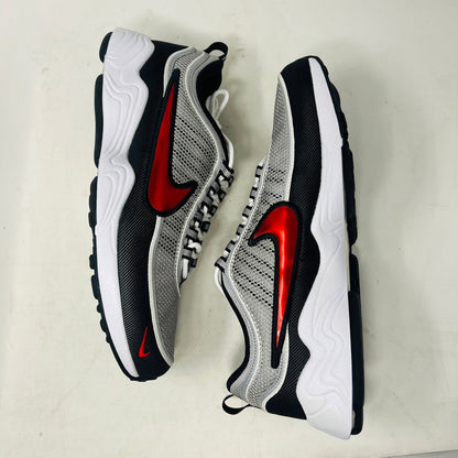 Nike Air Zoom Spiridon OG Sport Red 2024 sneakers with bold red colorway, breathable mesh upper, and responsive Zoom Air cushioning.