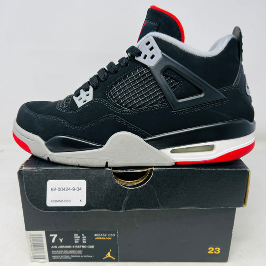 Jordan 4 Retro Bred (2019) (GS)