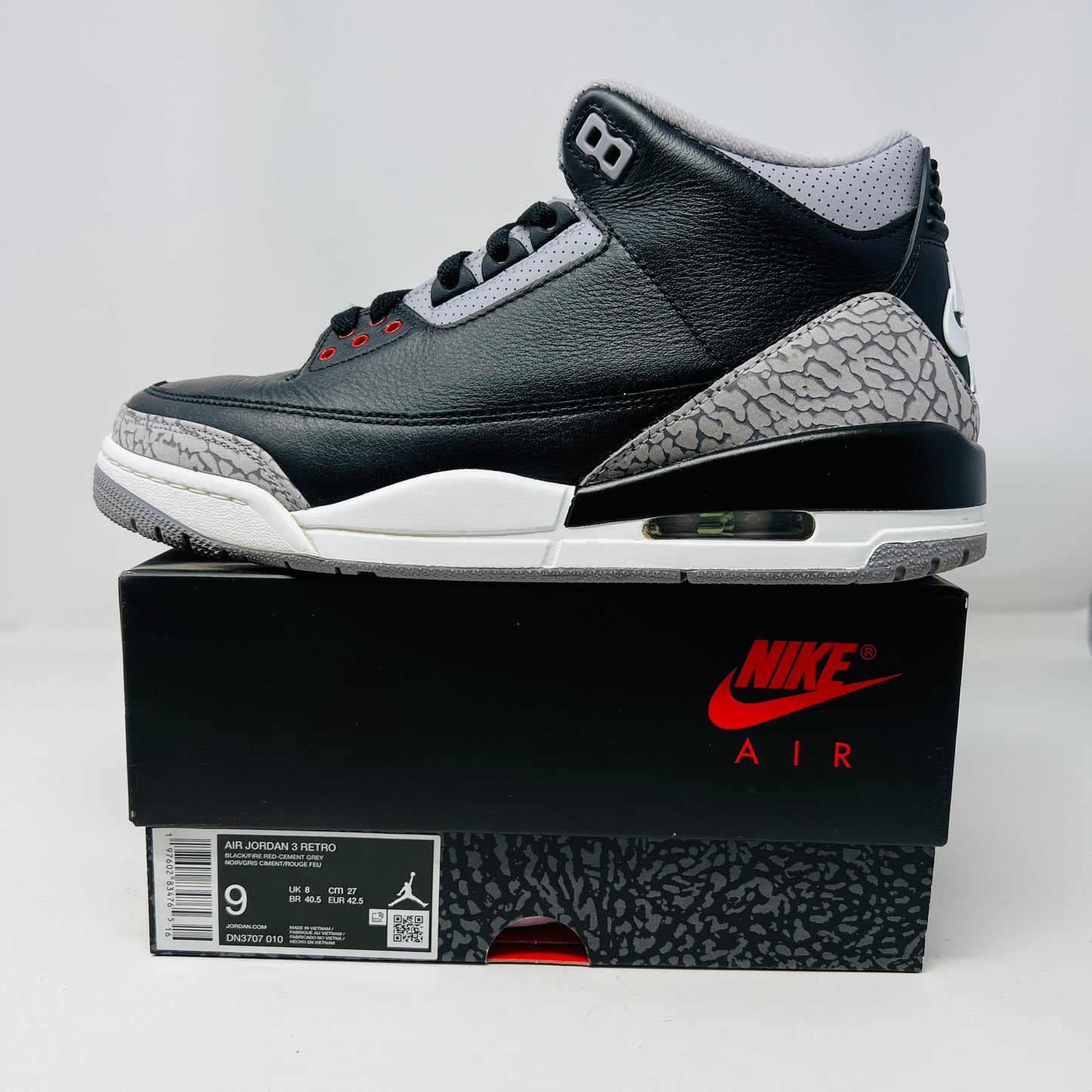 Jordan 3 Retro OG Black Cement (2024)