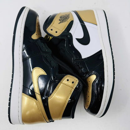 Jordan 1 Retro High NRG Patent Gold Toe