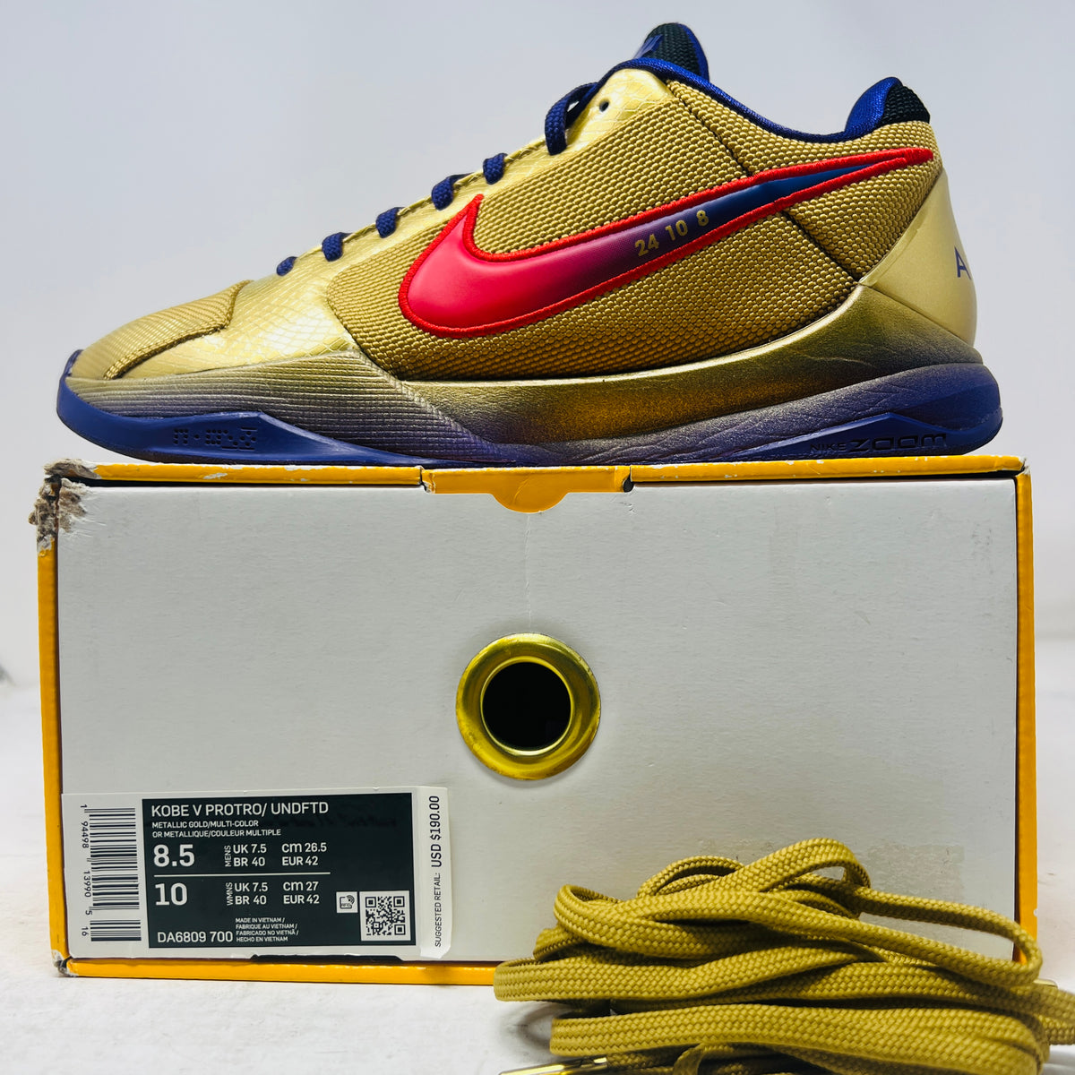 Kobe V Protro/Undftd Nike Kobe 5 Protro Undefeated Hall of Fame – Holy Ground main image 4