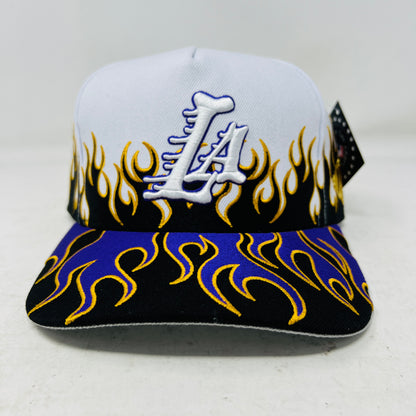 Kill The Hype Lakers Empire Flame Snapback